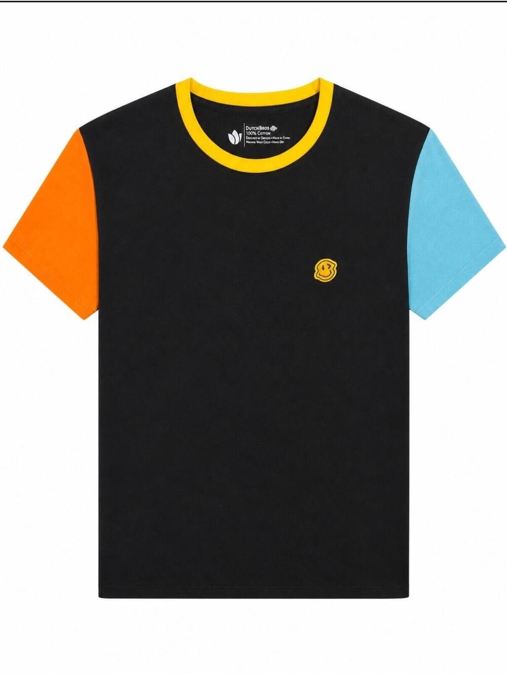 Dutch Bros Colorblock T-Shirt Women’s Small ☕🔥